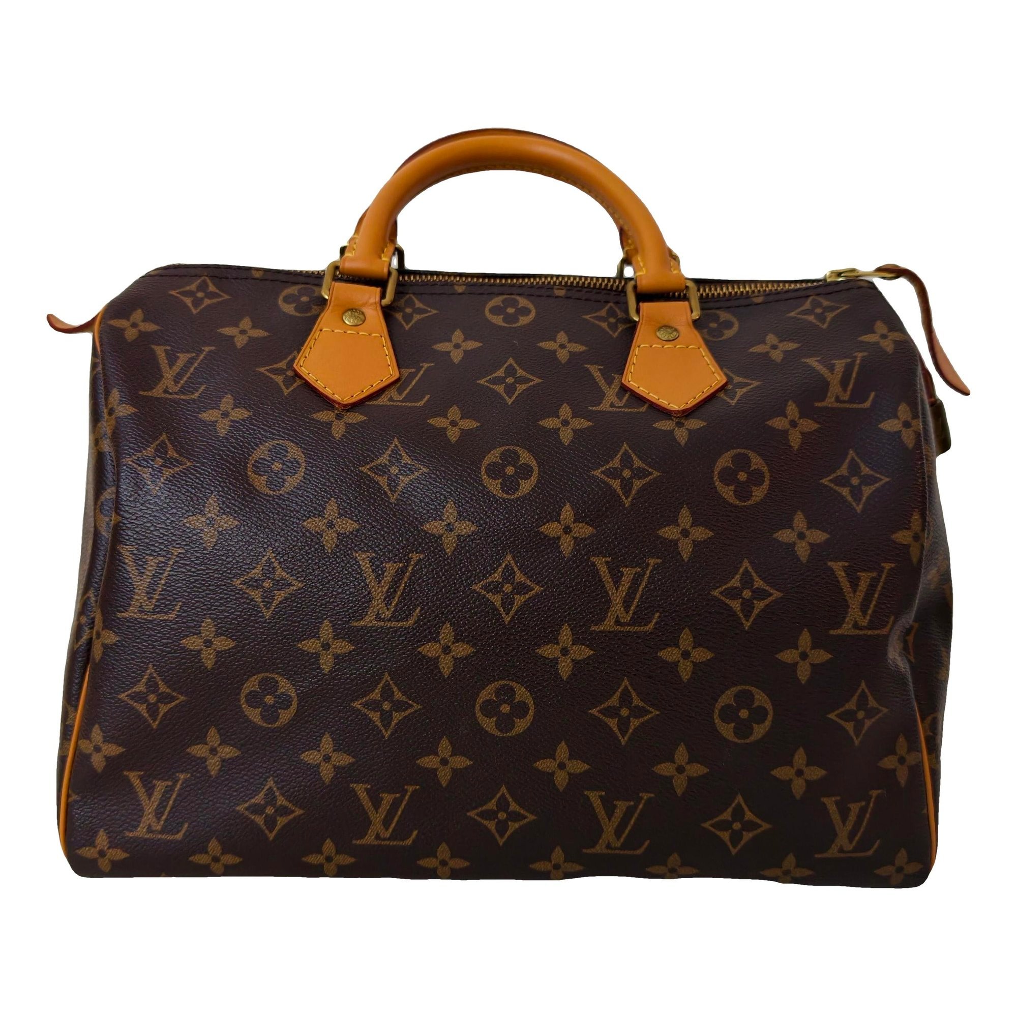 Speedy leather handbag