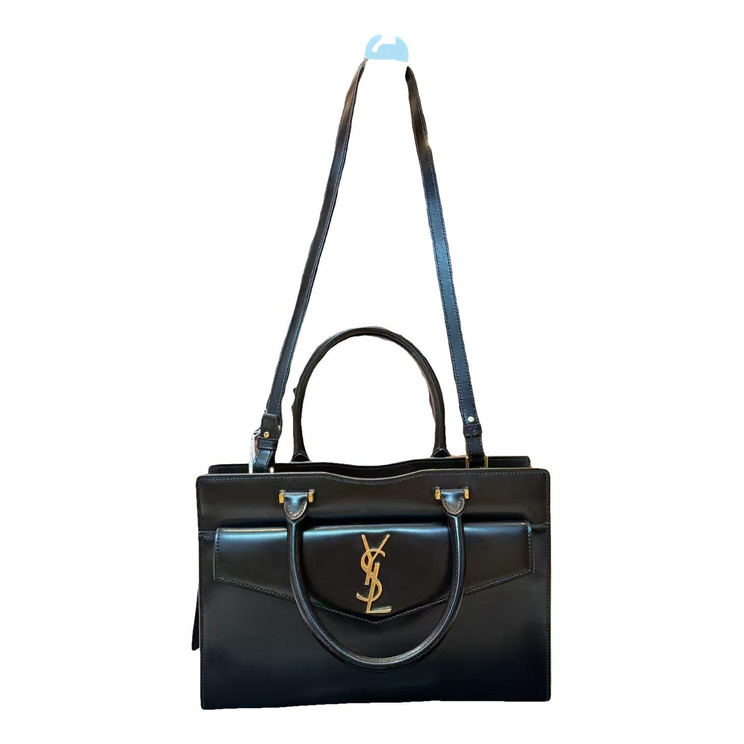 Uptown leather handbag