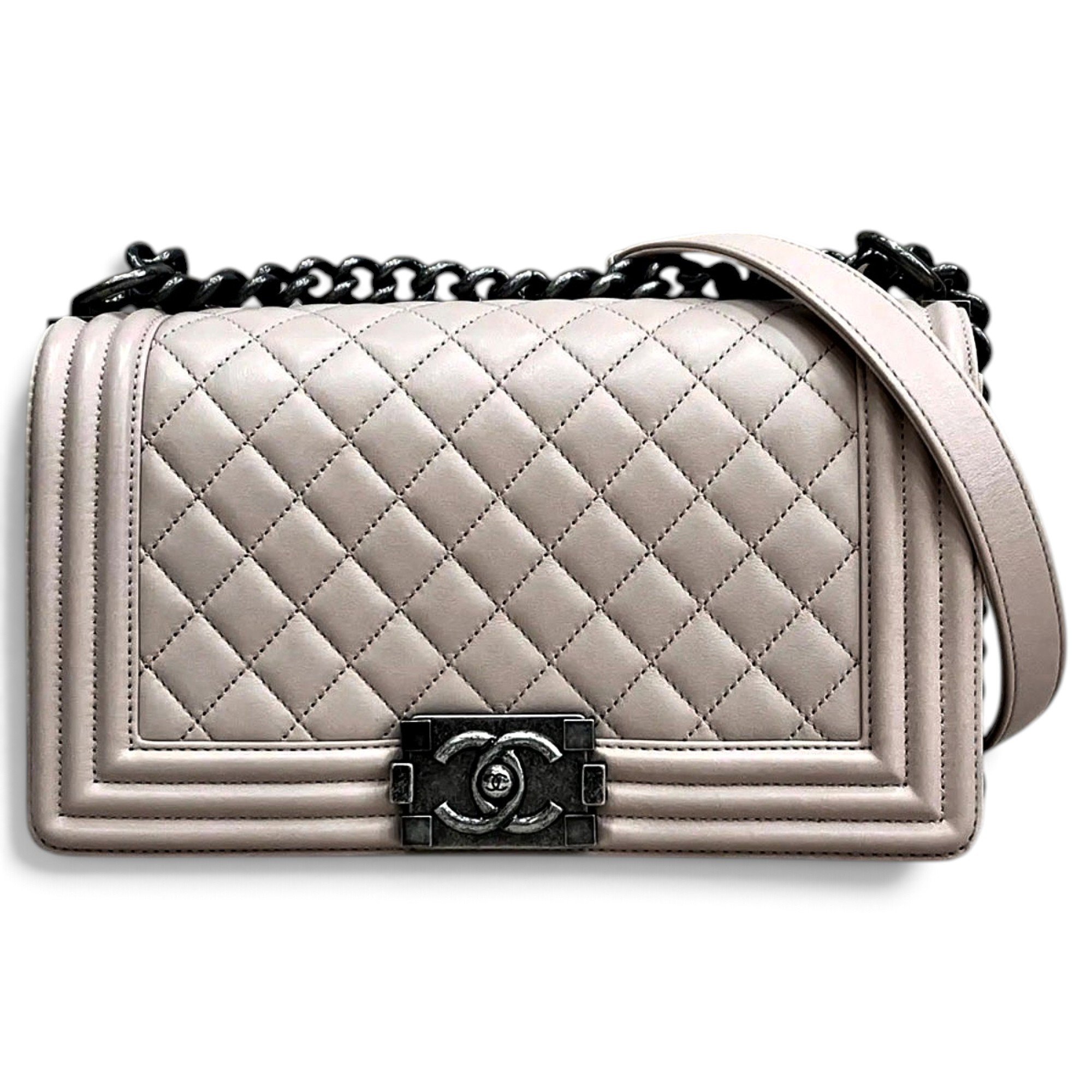 Boy leather crossbody bag