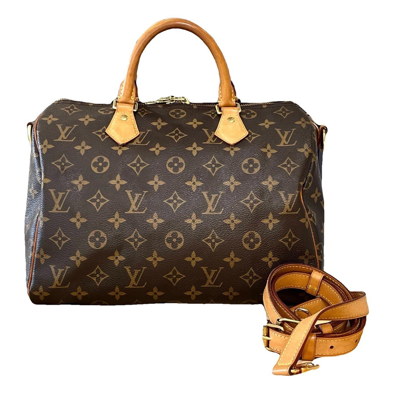 Speedy leather handbag