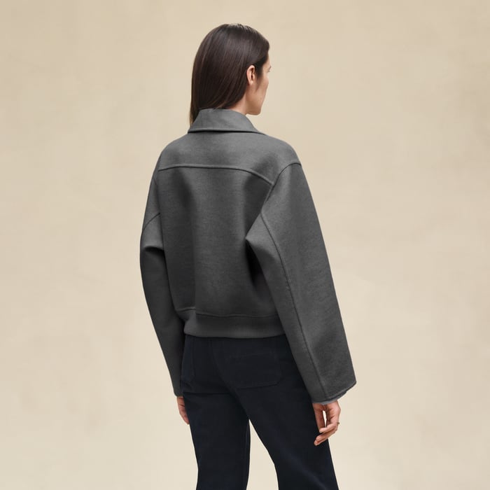 Gris Fumé Cashmere Jacket