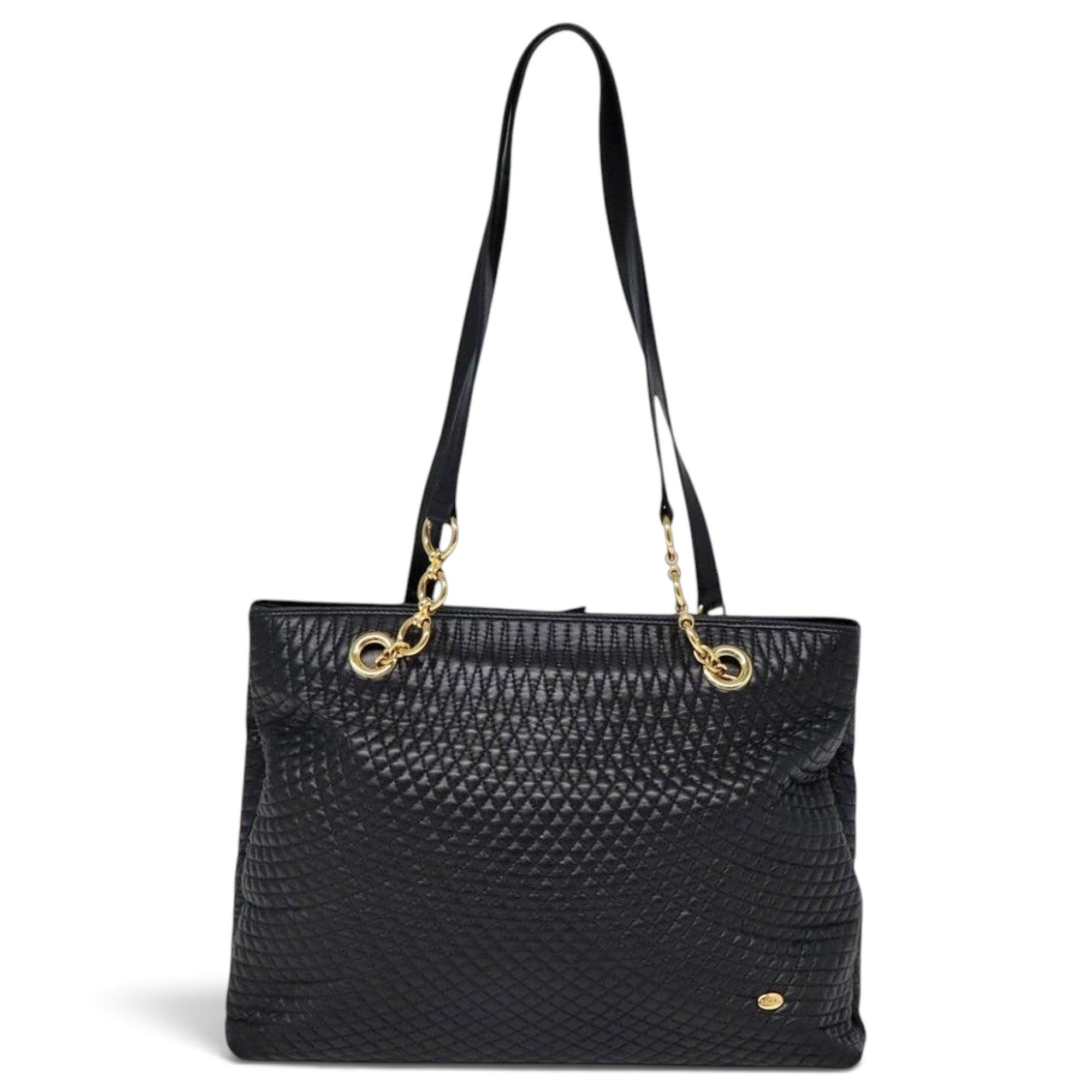 Leather tote