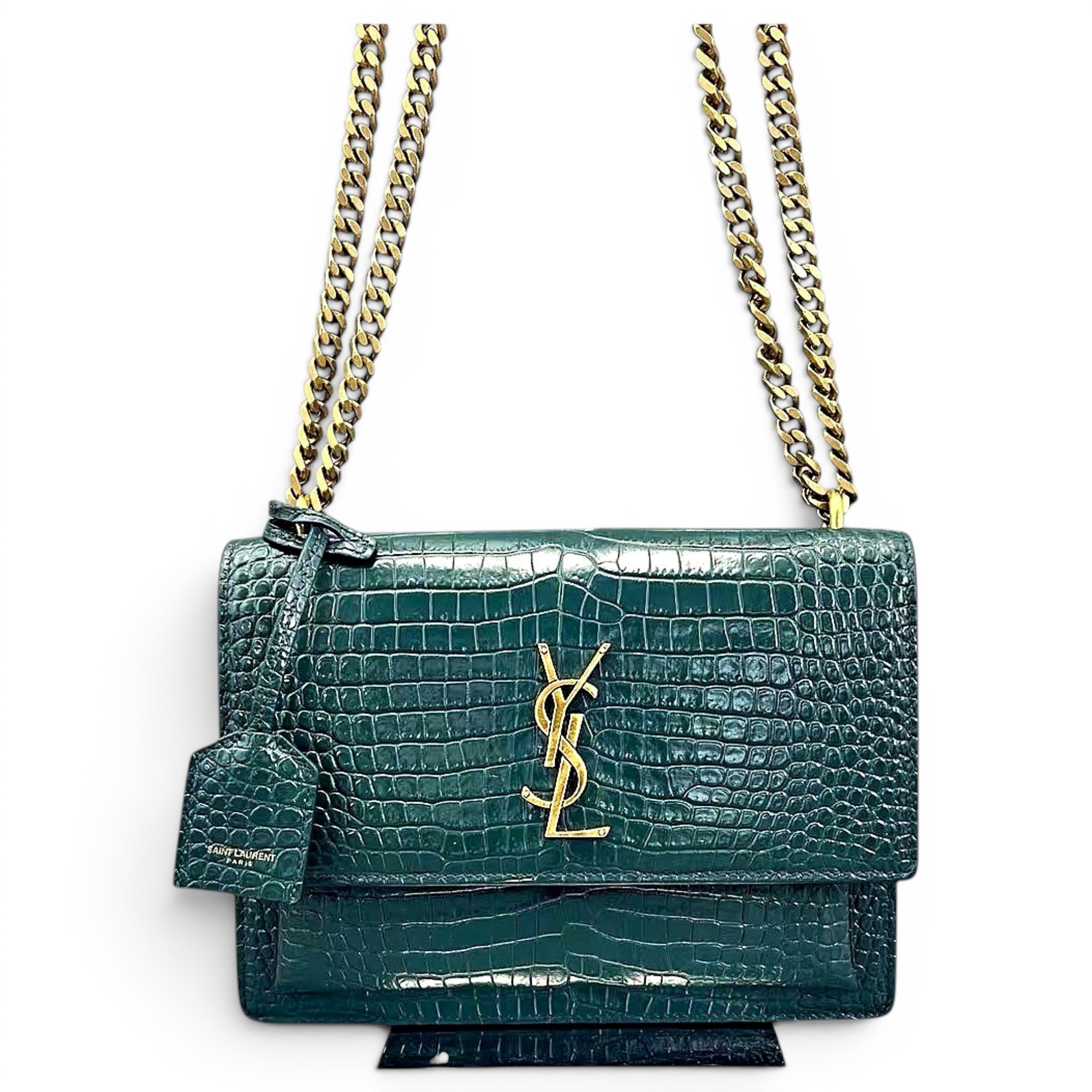 Sunset leather crossbody bag