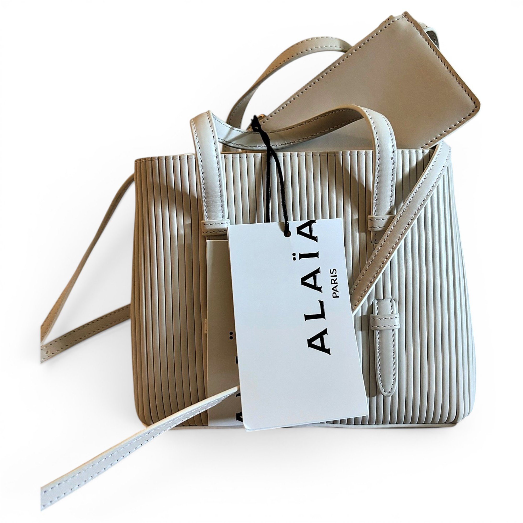 Mina leather handbag