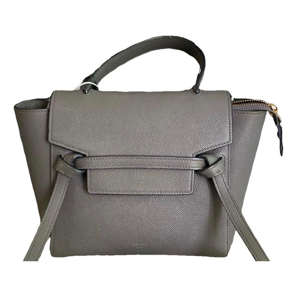 Belt leather handbag