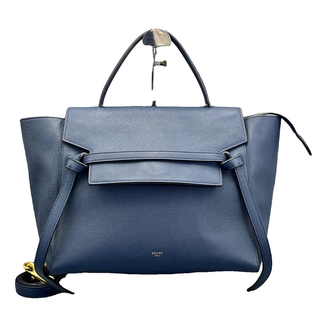 Belt leather handbag