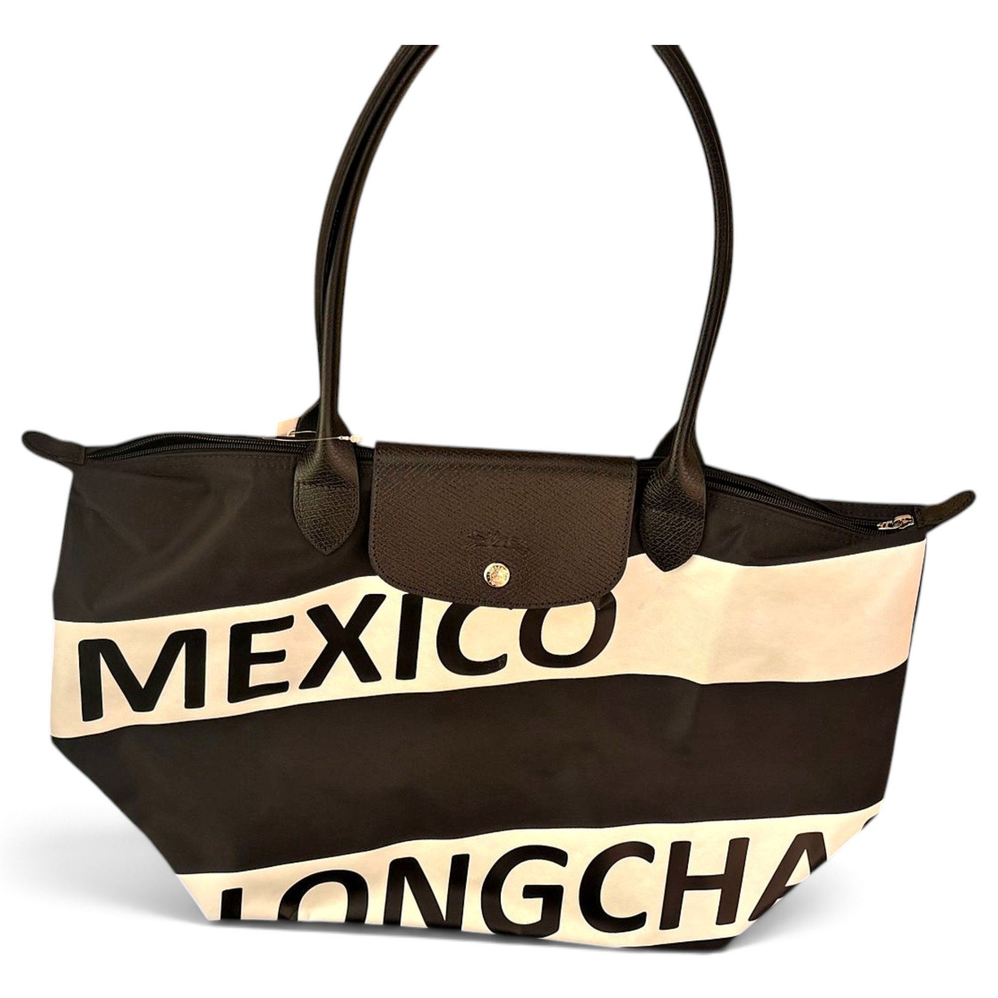 Pliage leather tote