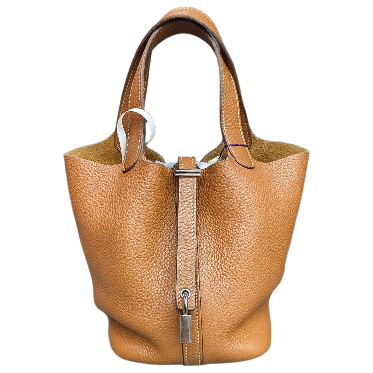 Picotin leather handbag