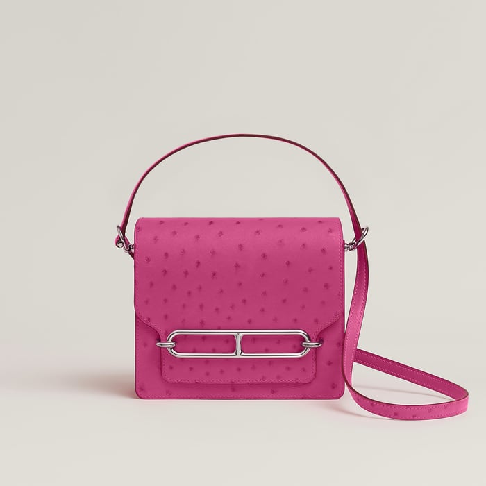 Rose Pourpre Roulis Mini Bag