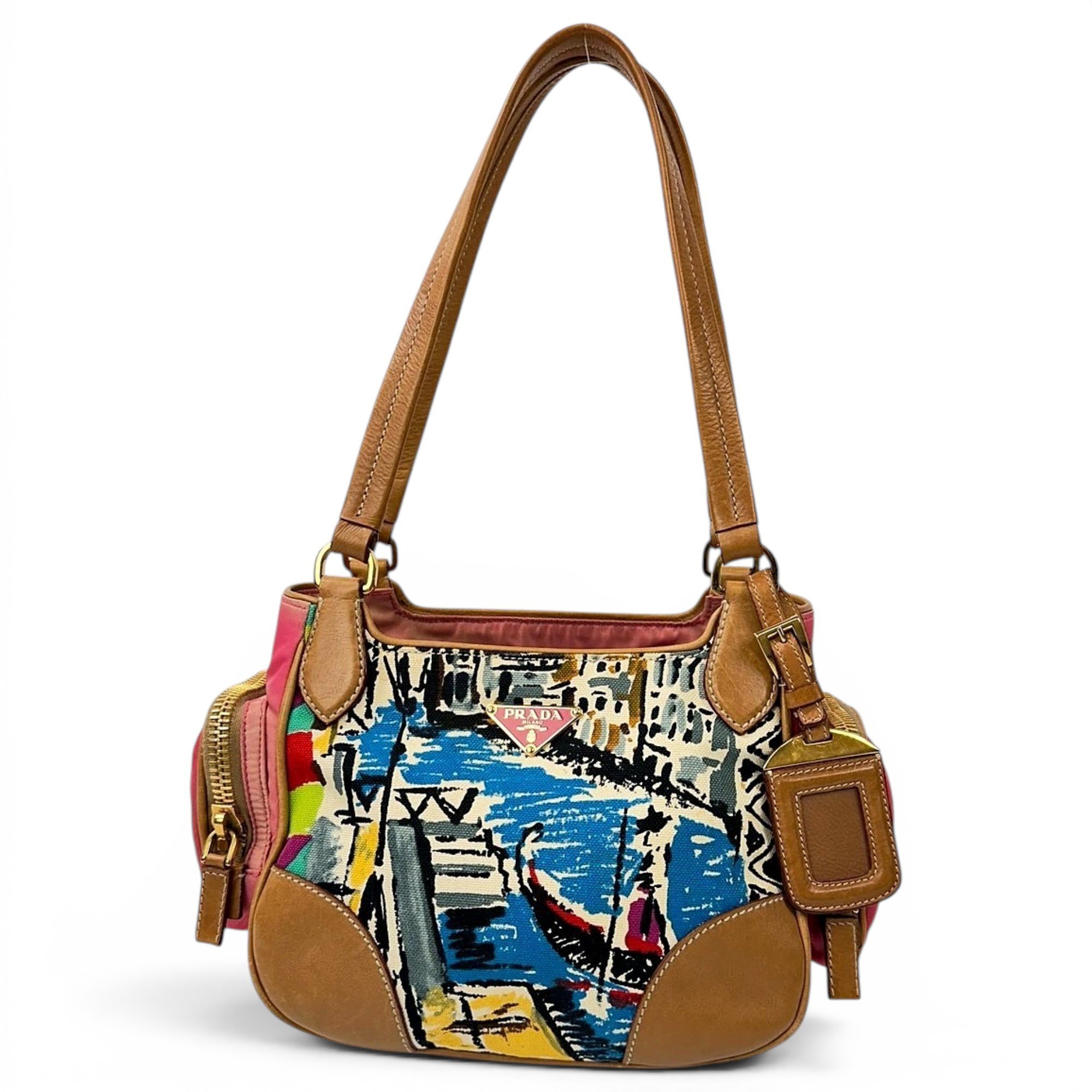 Leather handbag