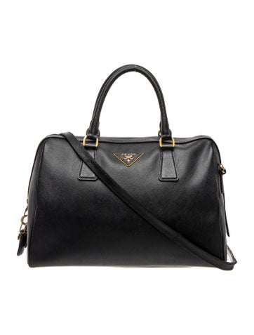 Saffiano Leather Top Handle Bag