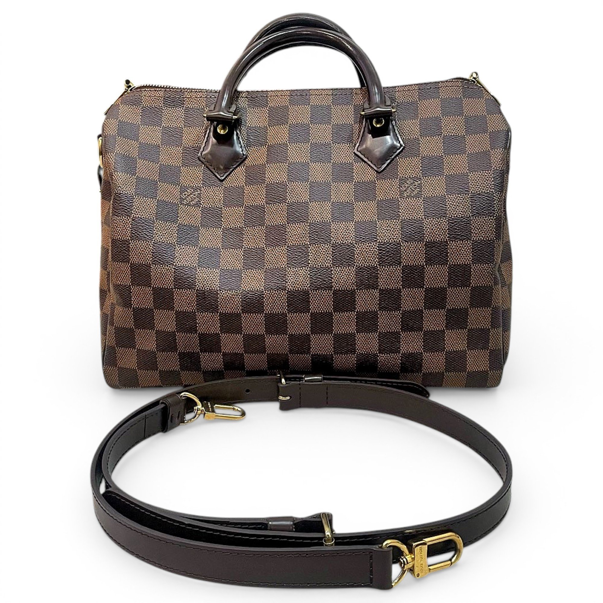Speedy leather handbag