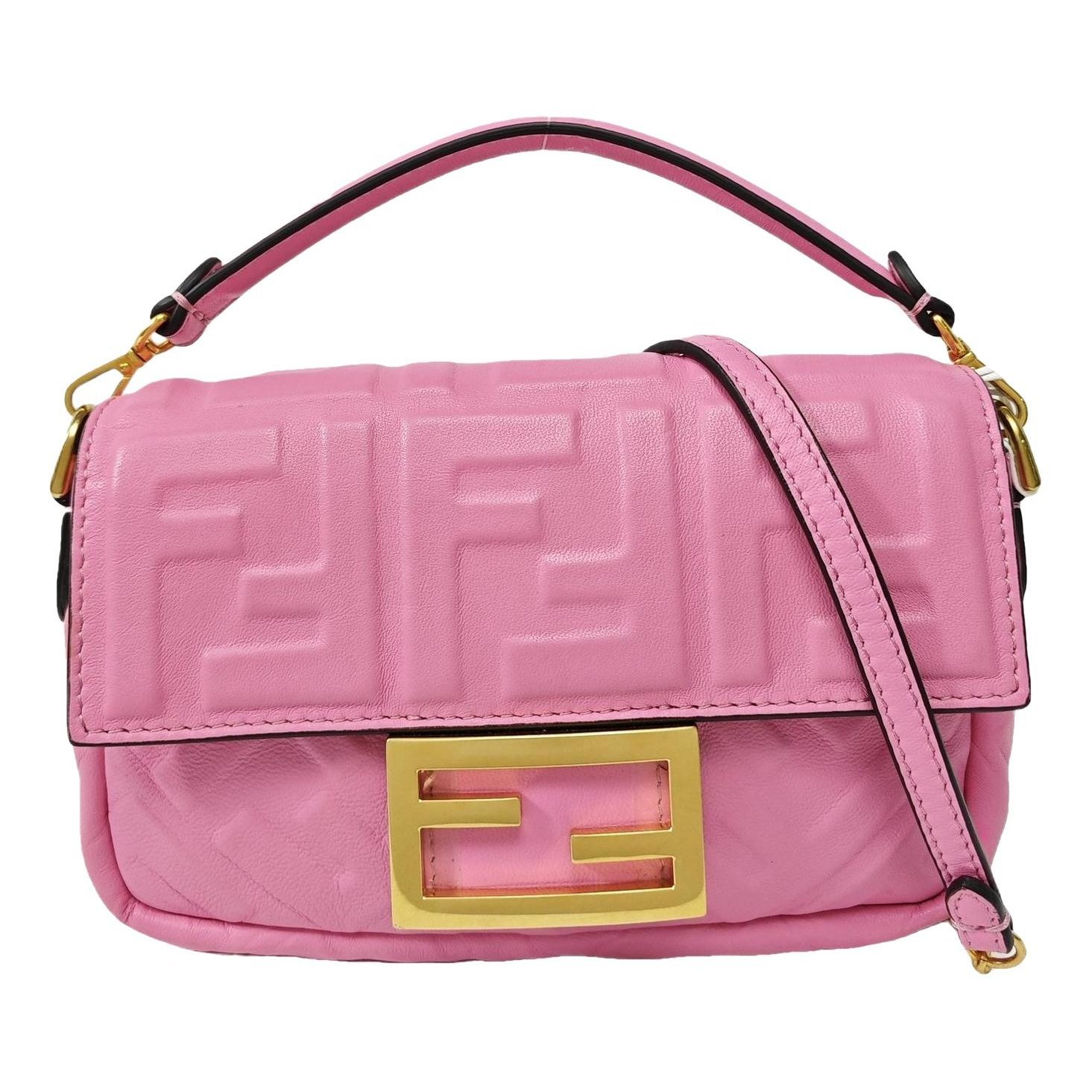 Baguette leather handbag
