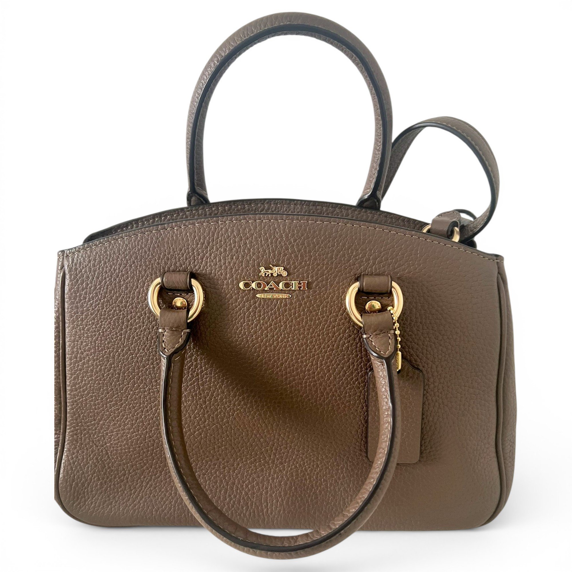 Leather handbag