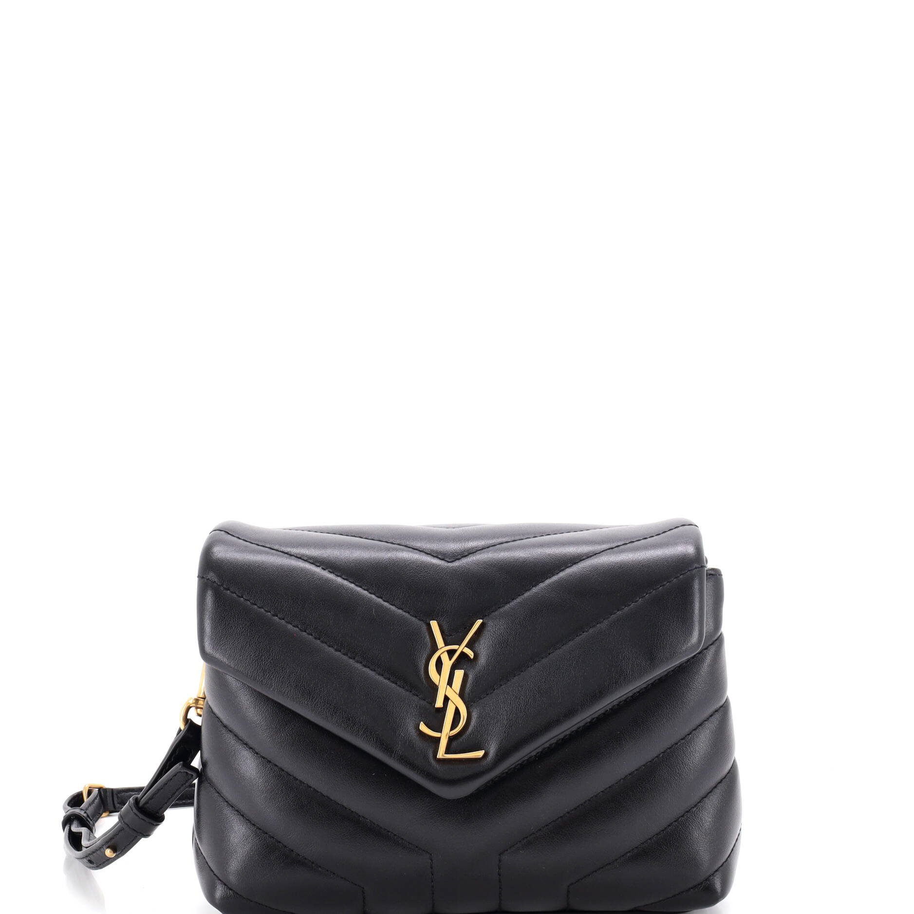 Loulou Shoulder Bag Matelasse Chevron Leather Toy