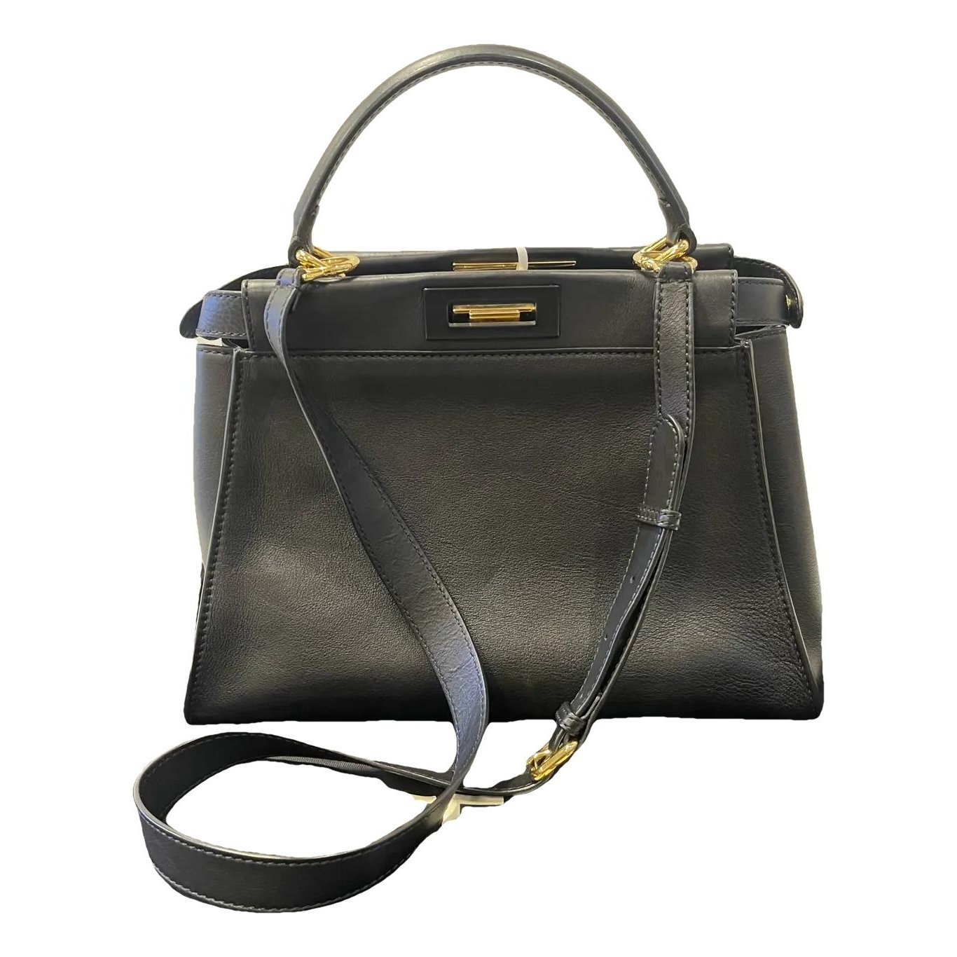 Peekaboo IseeU leather crossbody bag