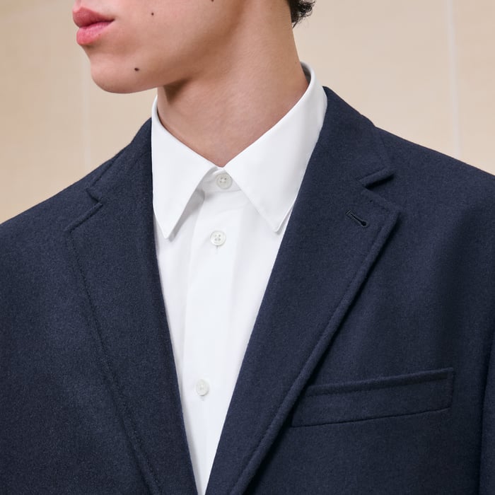 Marine Stadium Relax Jacket With Leather Pocket