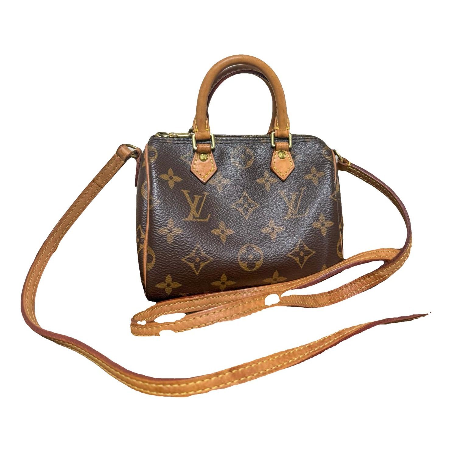 Nano Speedy / Mini HL patent leather handbag