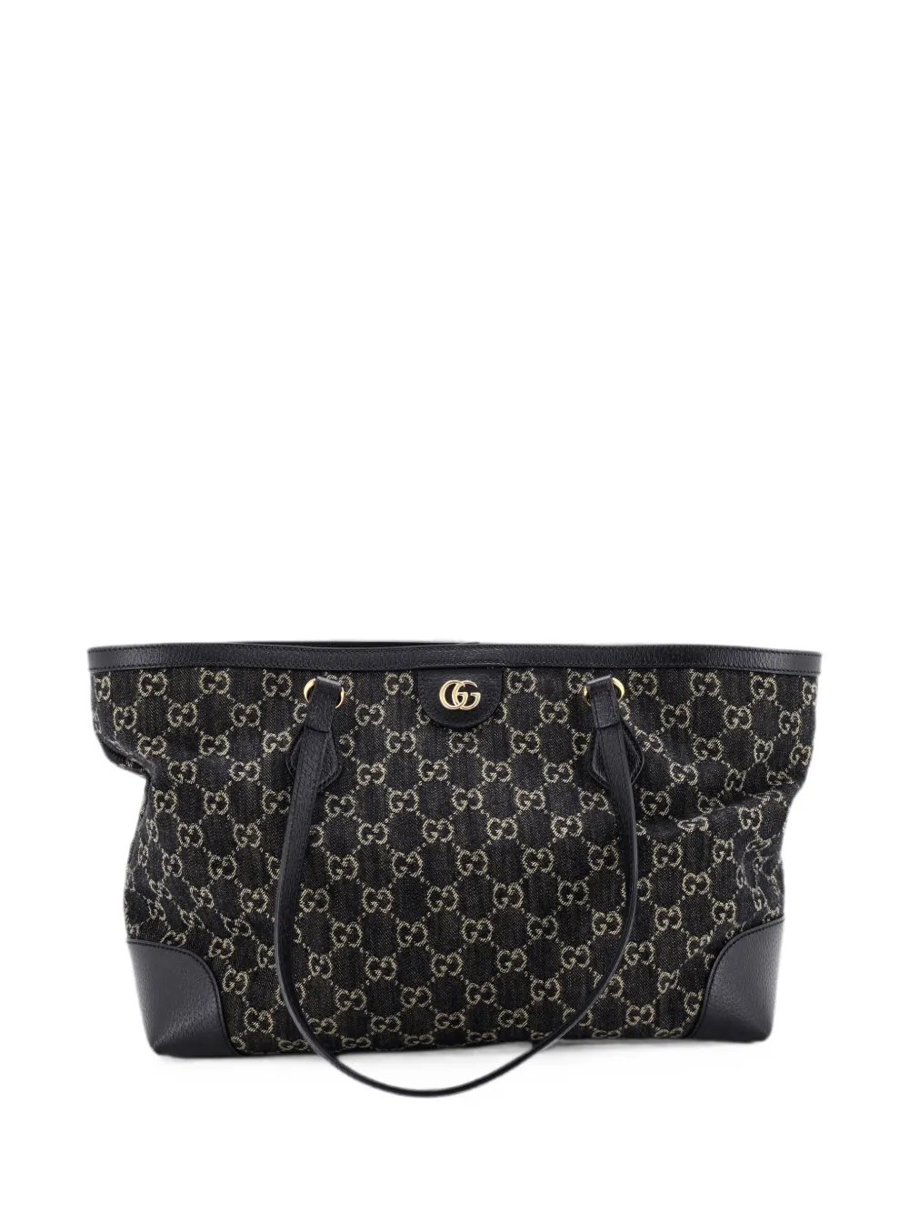 Ophidia Shopping GG Denim Medium tote bag