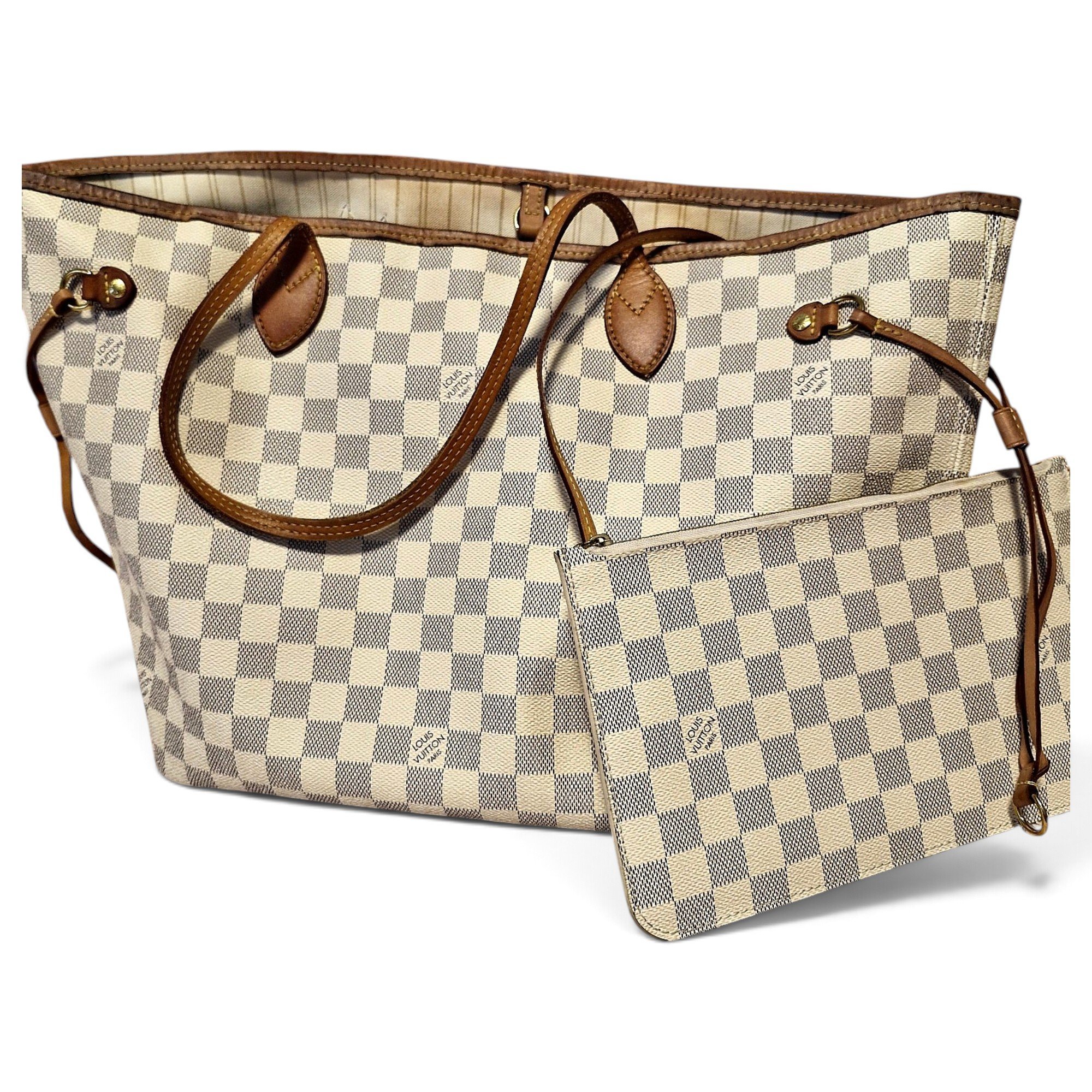 Neverfull leather tote