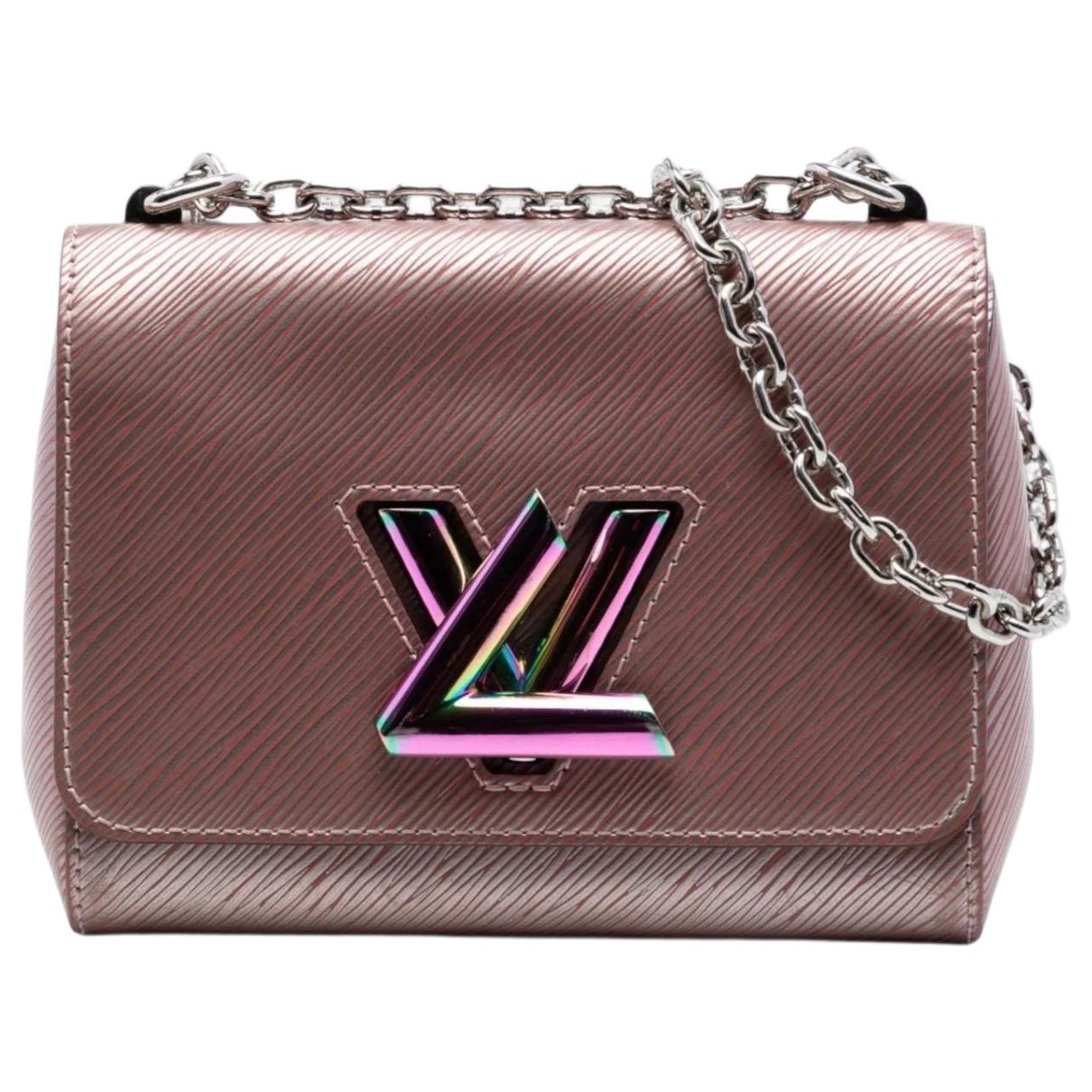 Twist leather crossbody bag