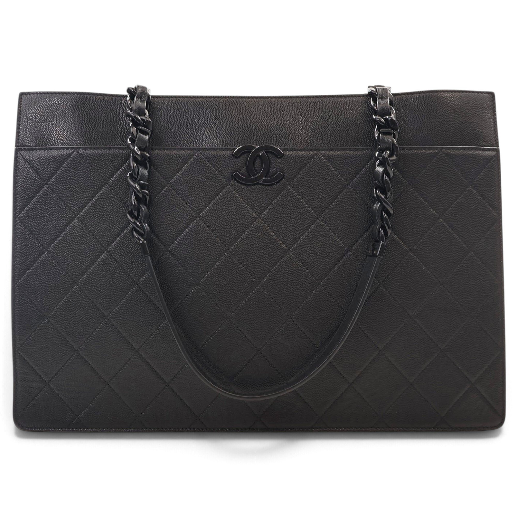 Leather tote