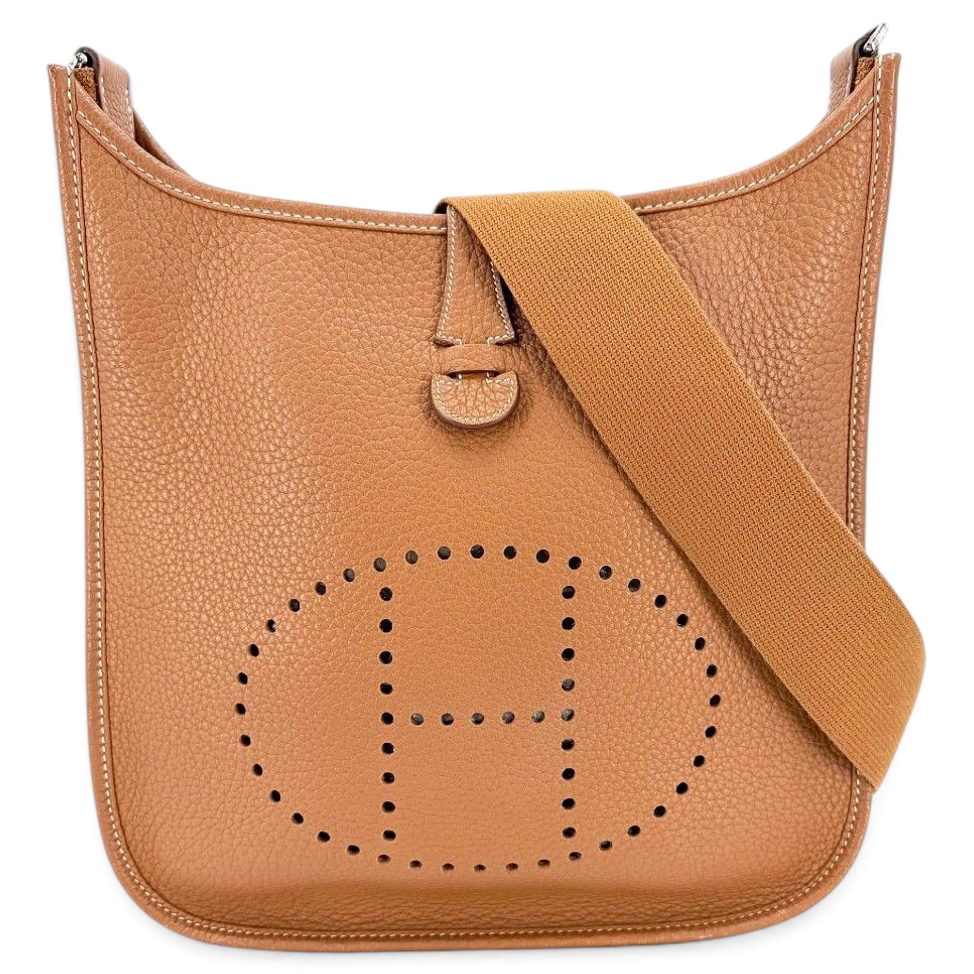 Evelyne leather handbag