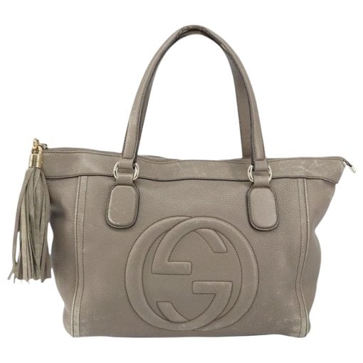 Soho pony-style calfskin tote