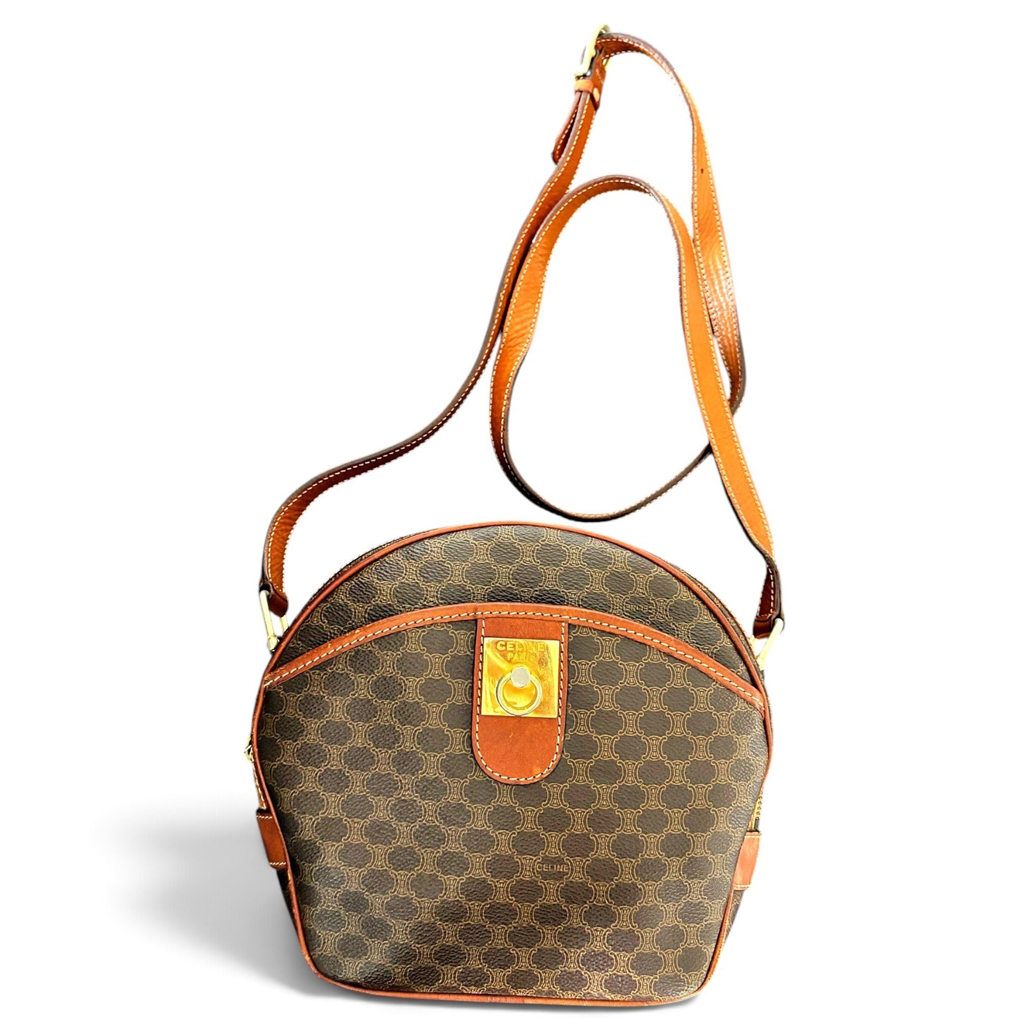 Trotteur leather crossbody bag