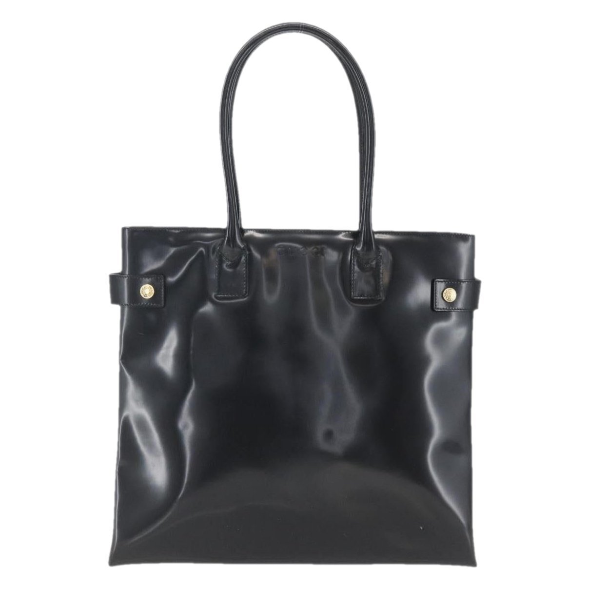 Patent leather tote