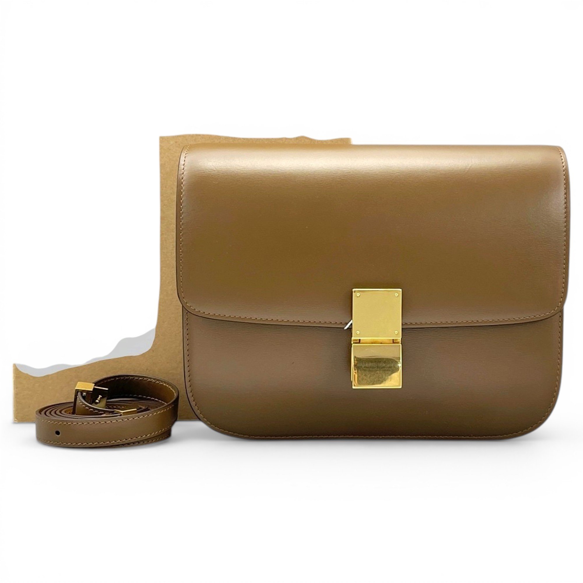 Classic leather handbag