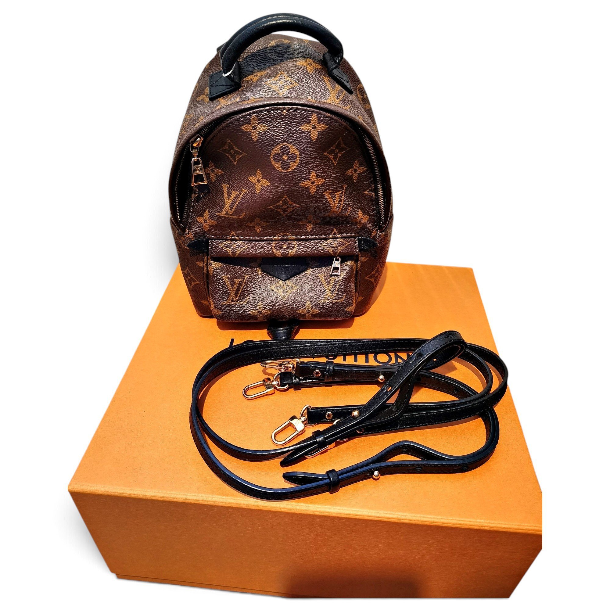 Palm Springs leather backpack