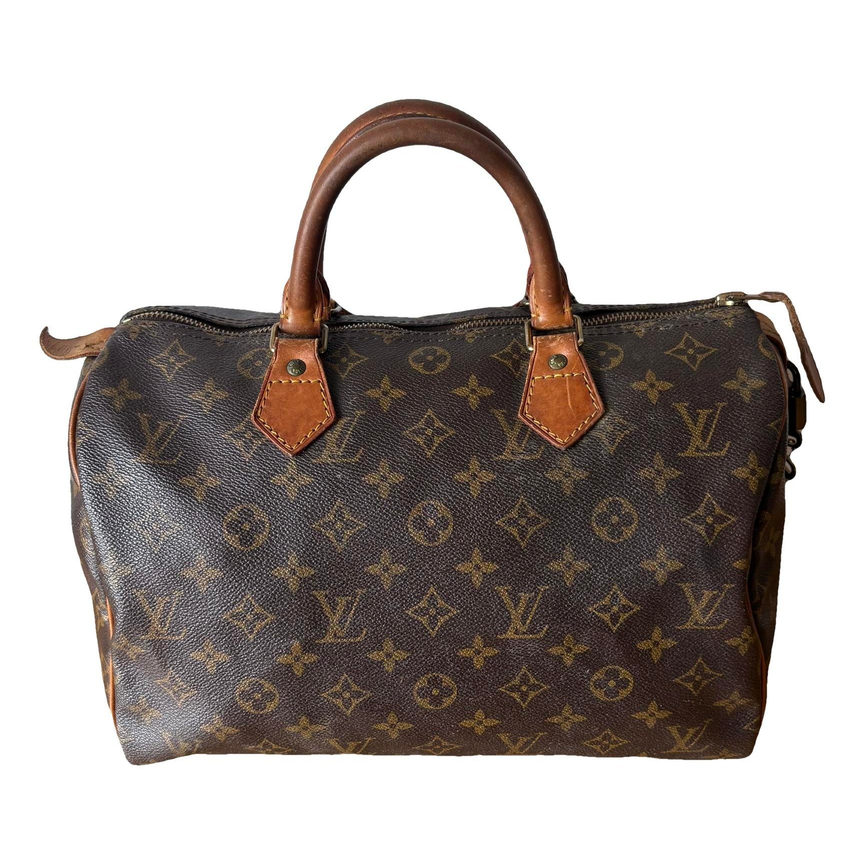 Speedy leather handbag