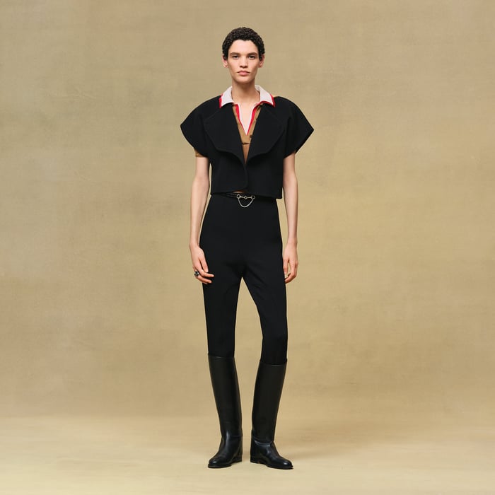 Noir Short-sleeve Bolero Jacket