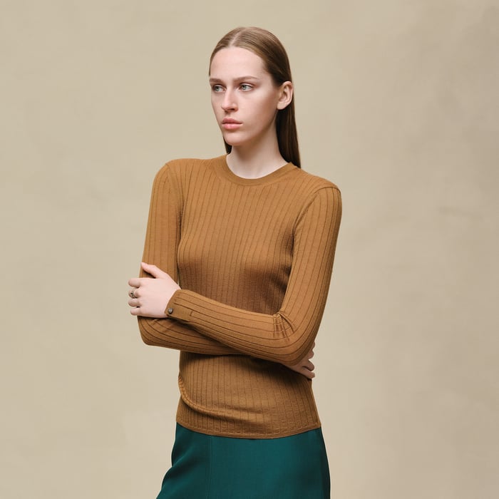 Brun Mahogany Long-sleeve Sweater