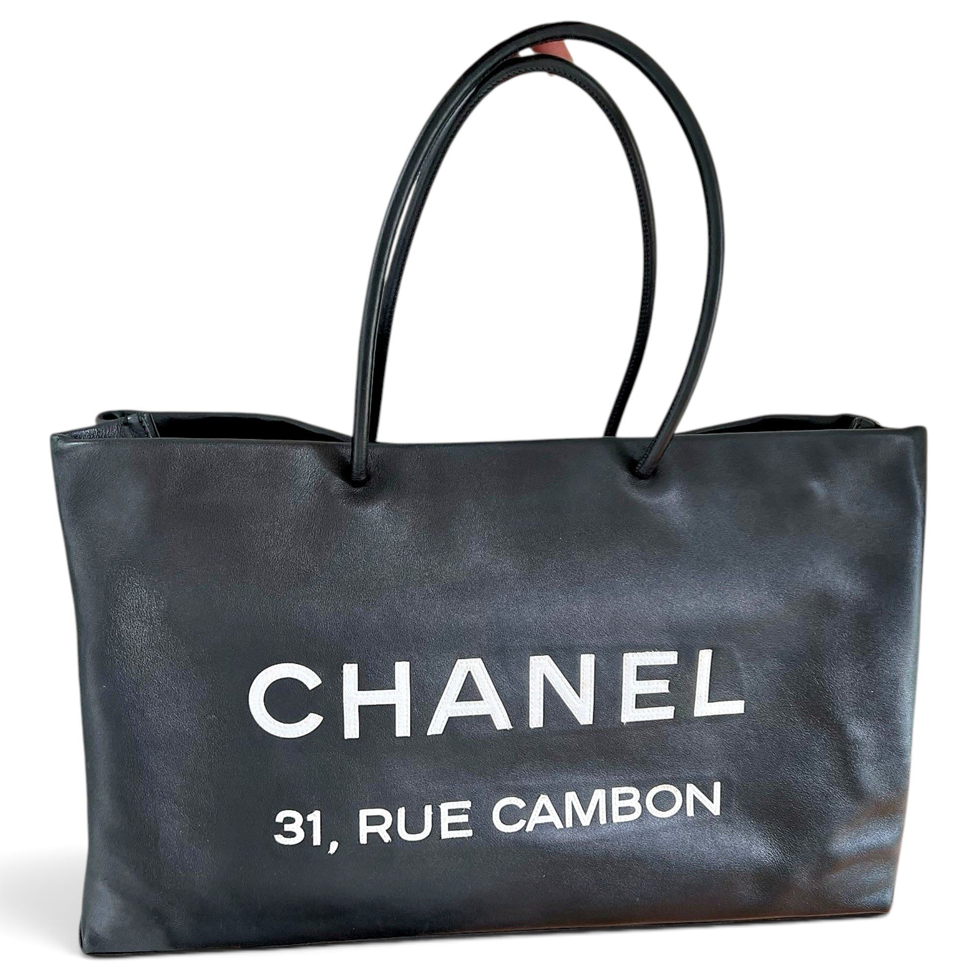 Leather tote