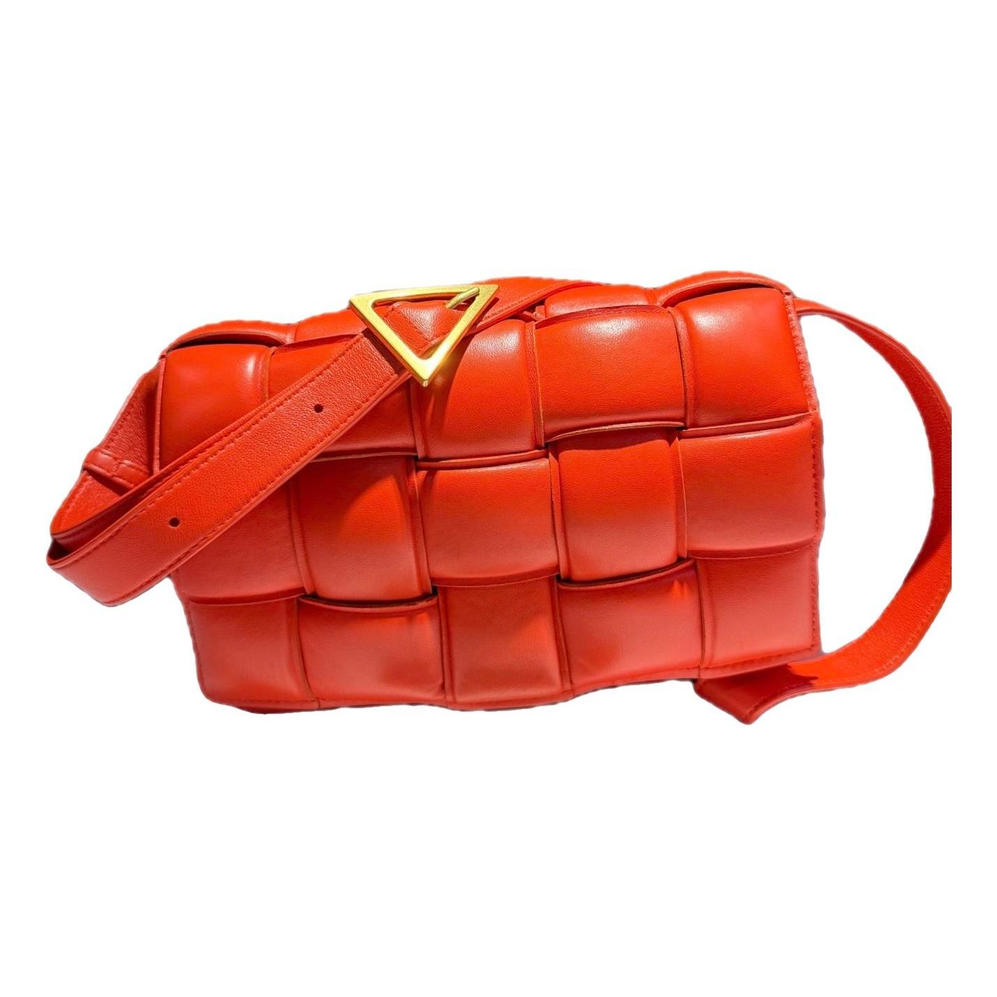 Cassette Padded leather handbag
