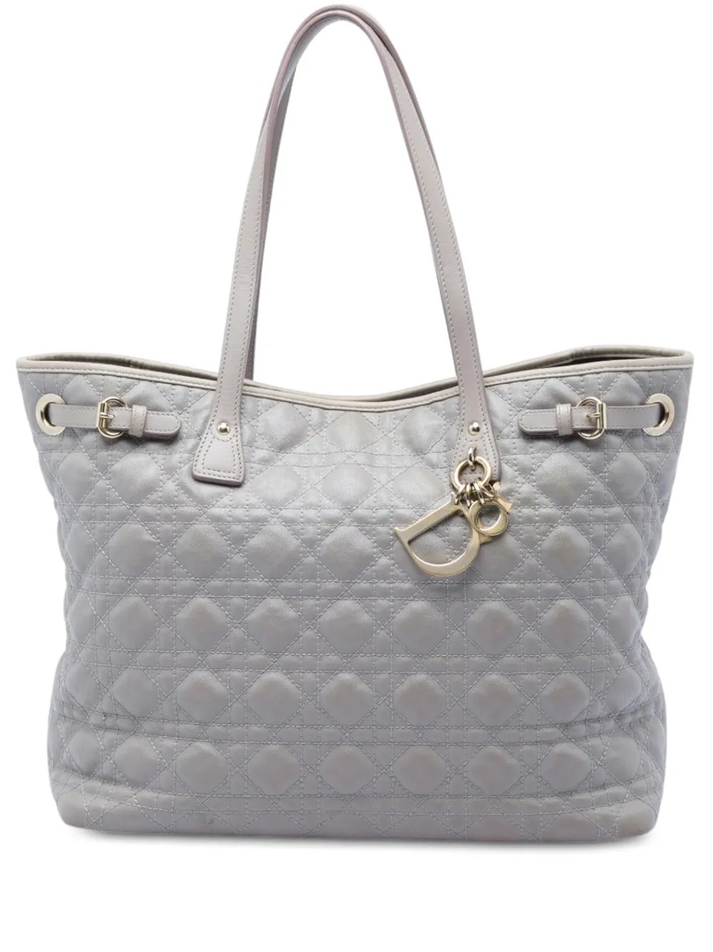 2012 Large Coated Canvas Cannage Panarea tote bag