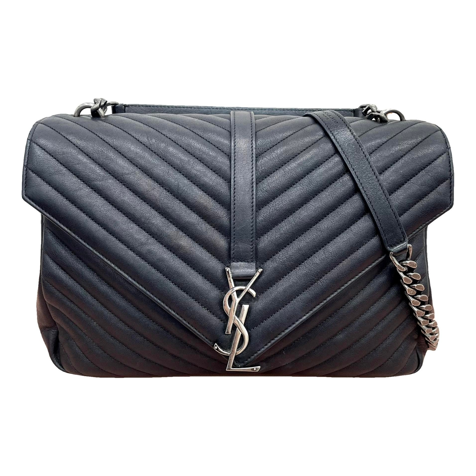 Collége monogramme leather handbag