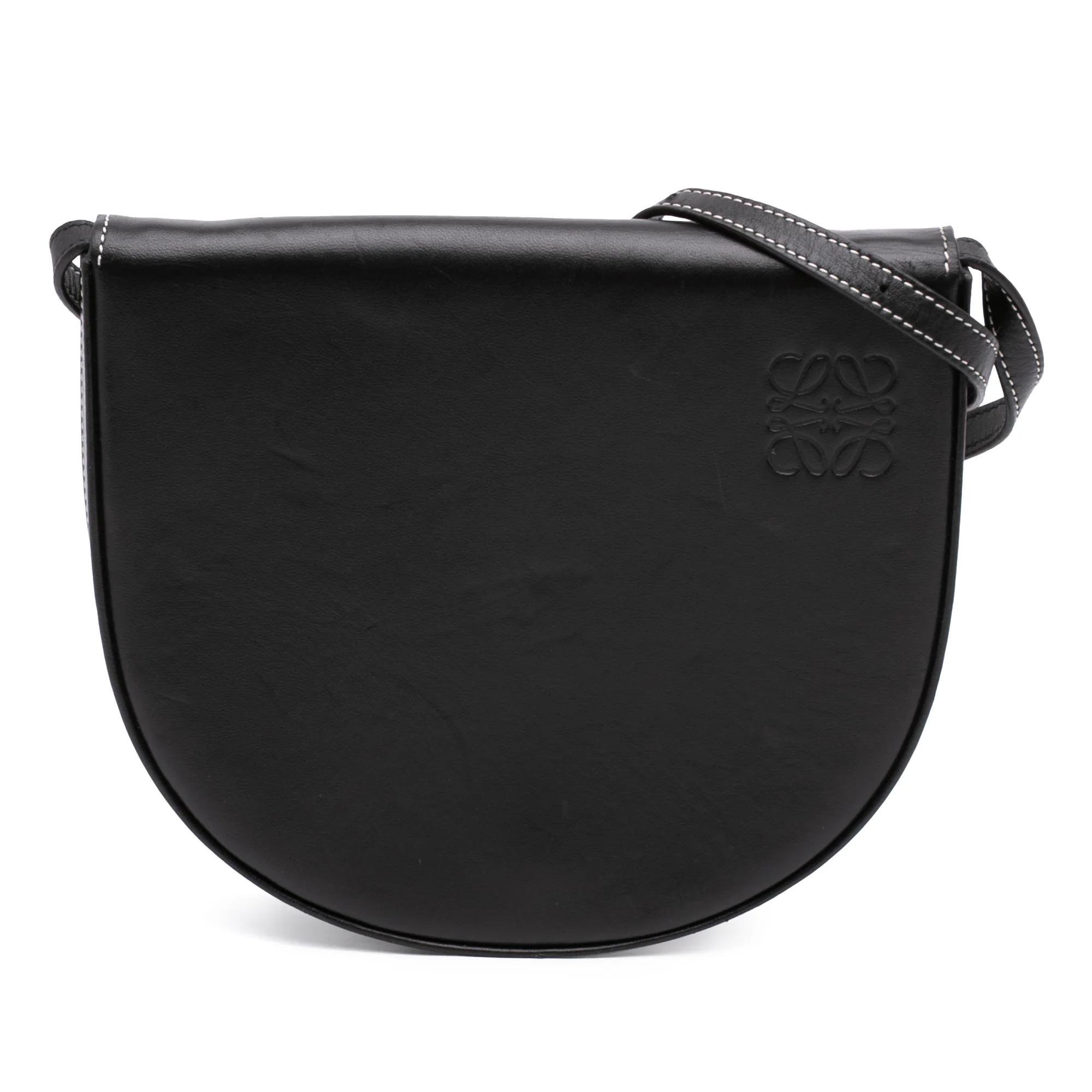Heel leather crossbody bag