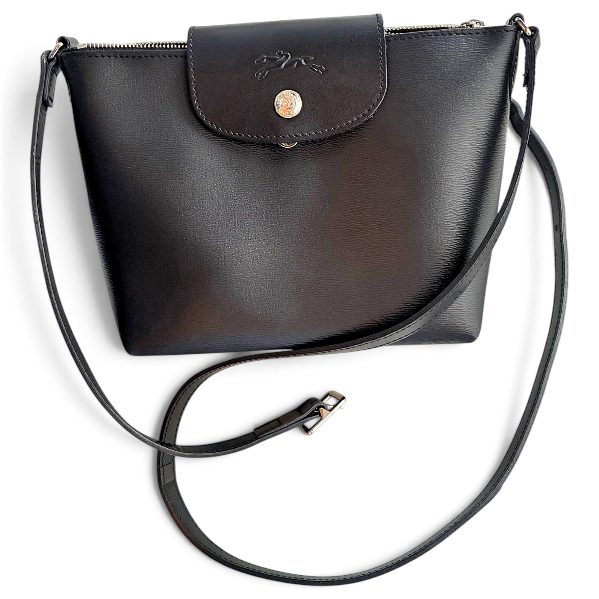 Heritage leather crossbody bag