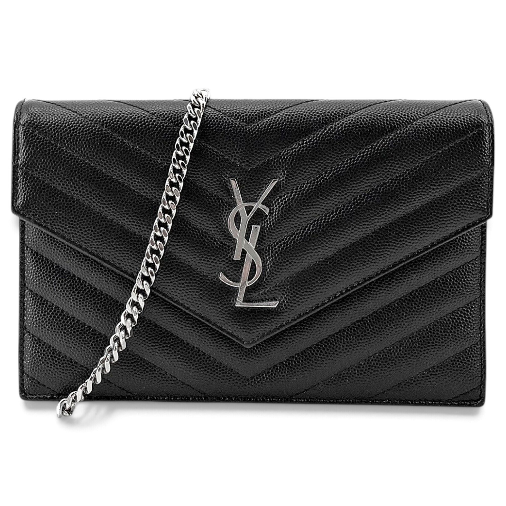 Envelope leather crossbody bag