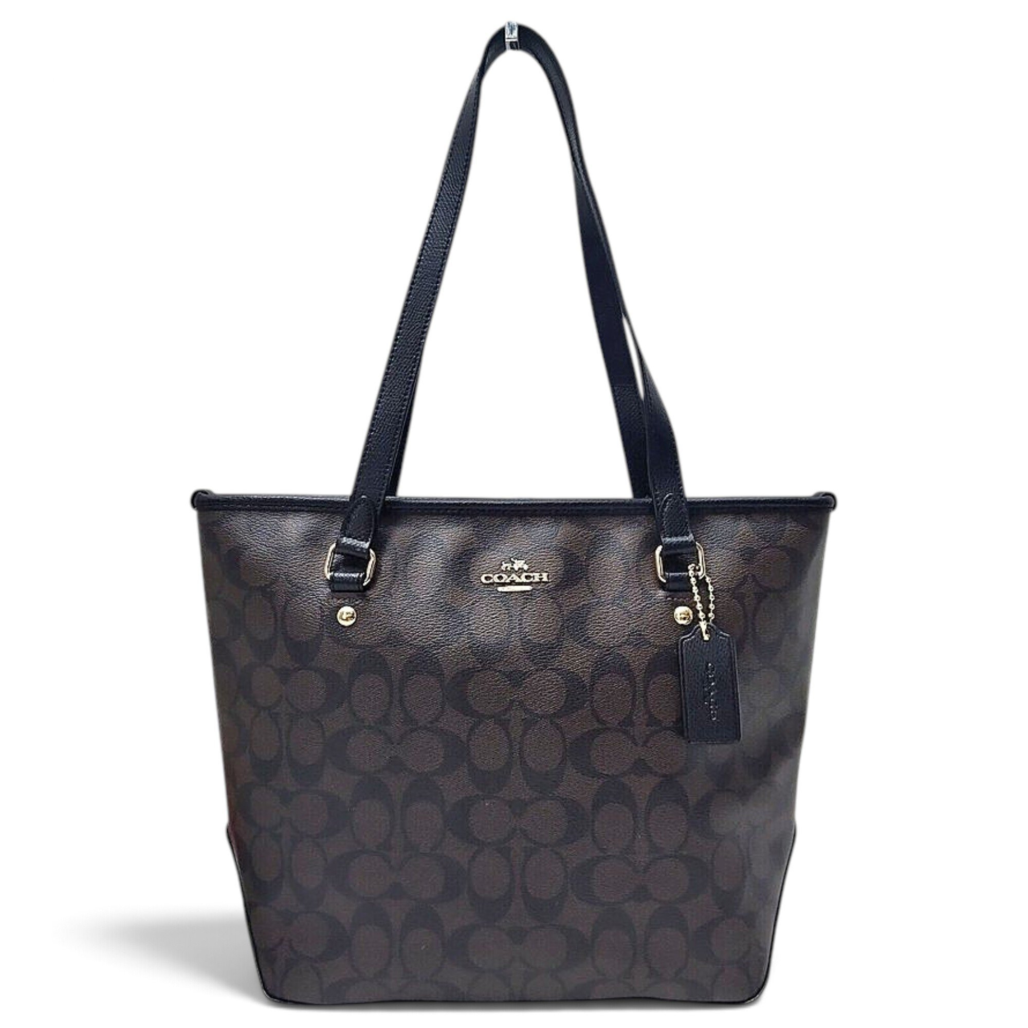 Leather tote