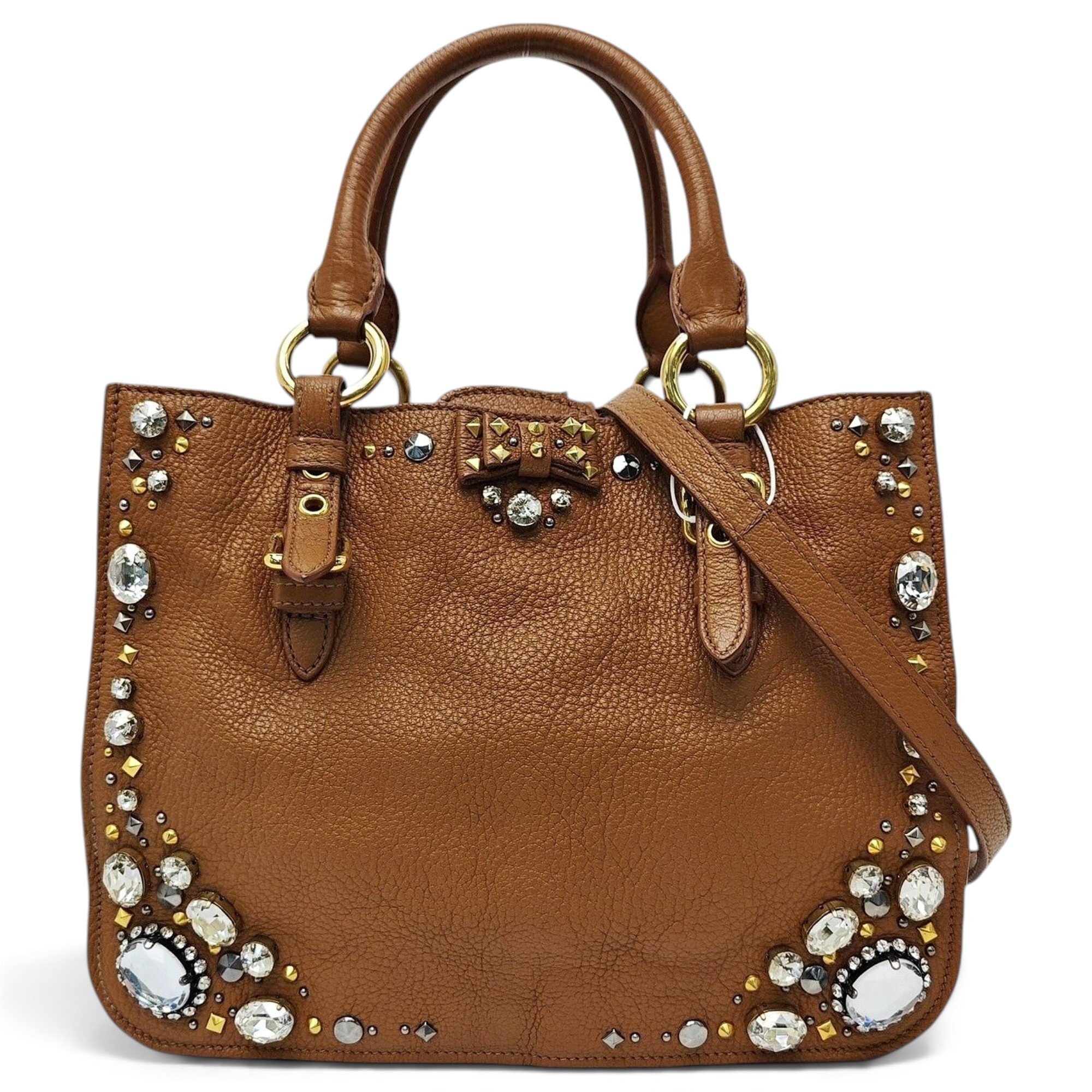 Leather handbag