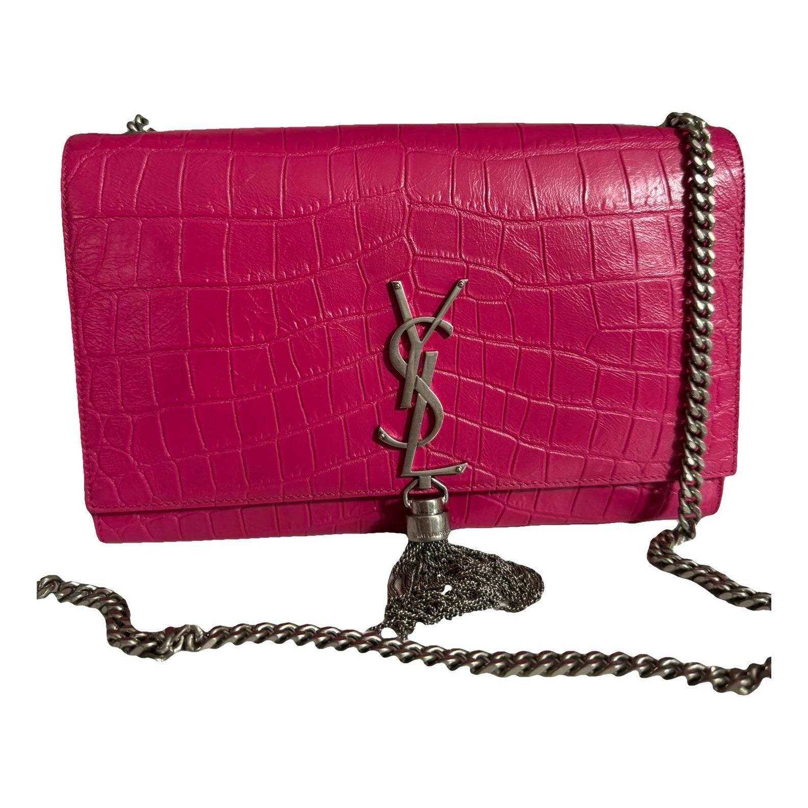 Pompom Kate leather crossbody bag