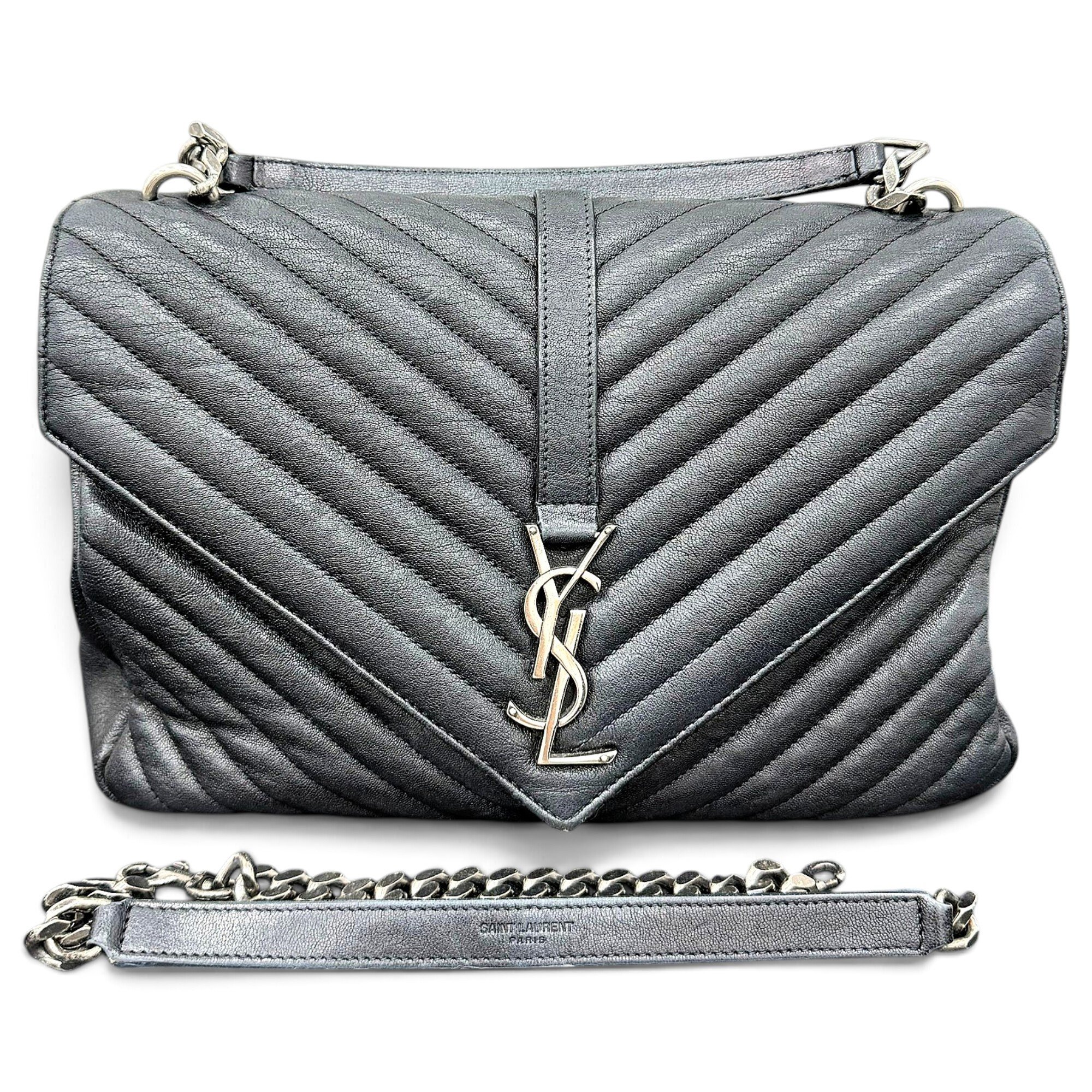 Collége monogramme leather handbag