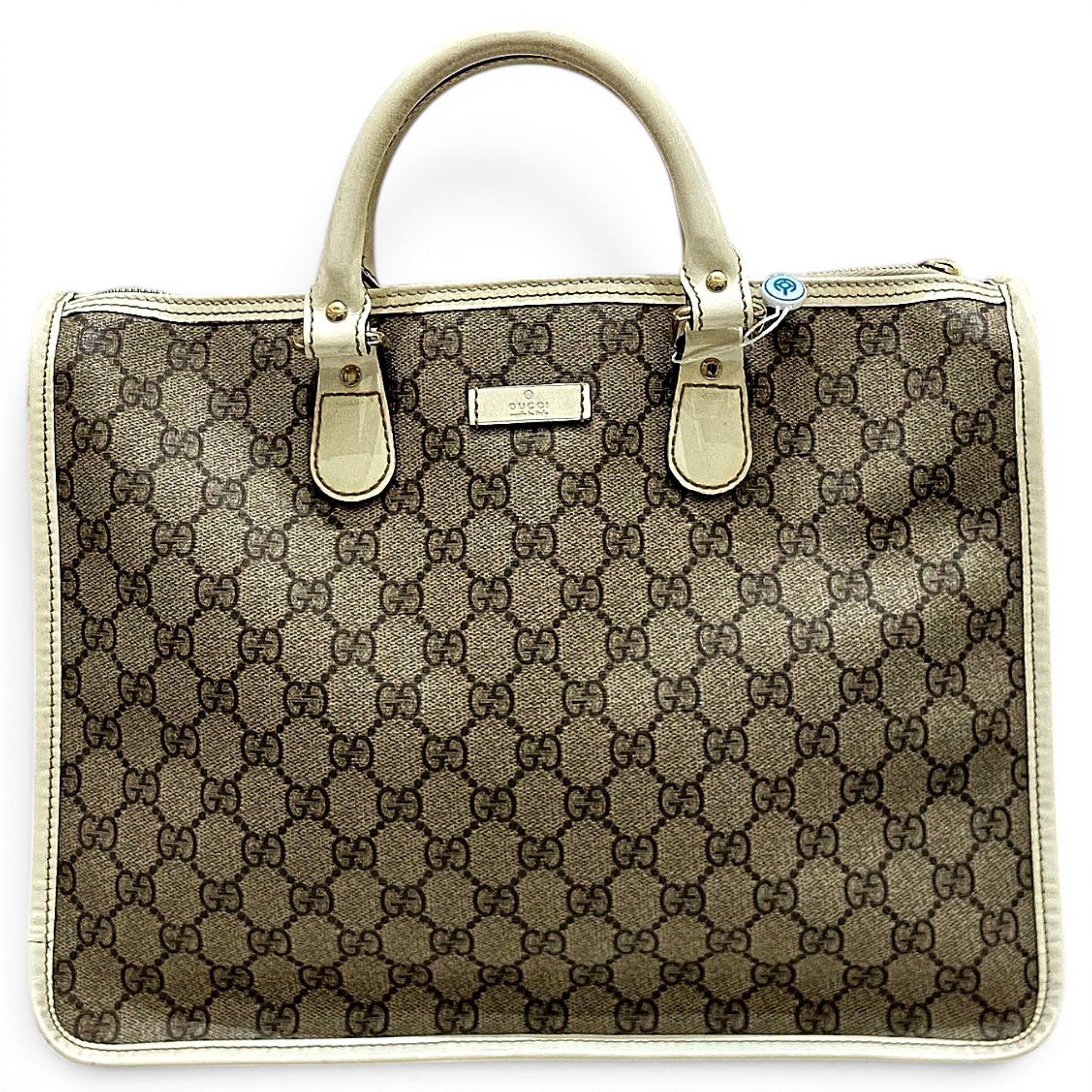 Leather tote
