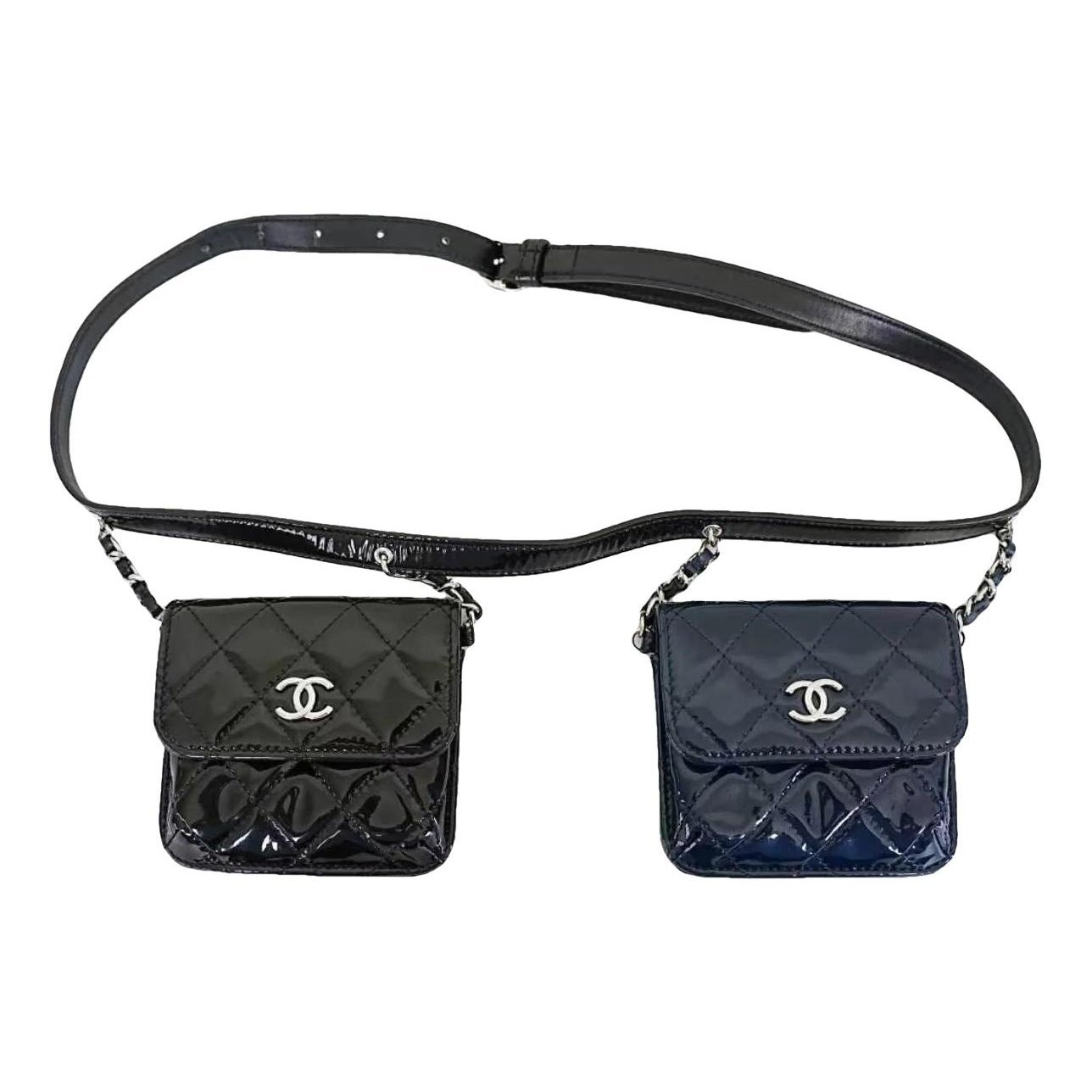 Patent leather handbag