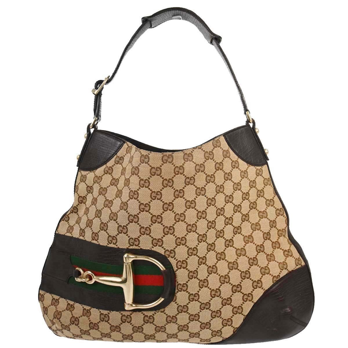 Horsebit Chain cloth handbag