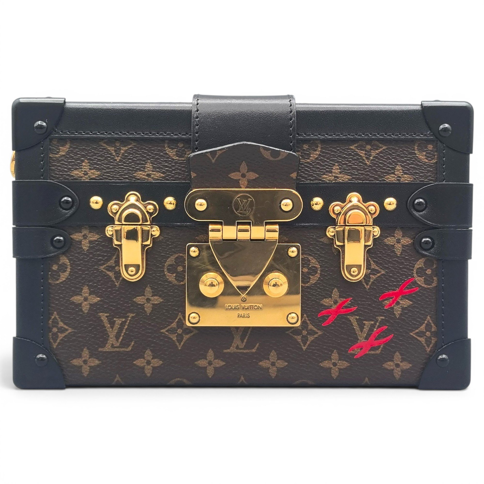 Louis Vuitton Petite Malle leather crossbody bag